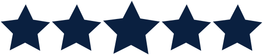 5 stars b 5 sterren blauw