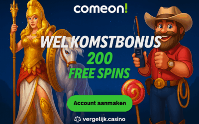 ComeOn! welkomstbonus 200 free spins
