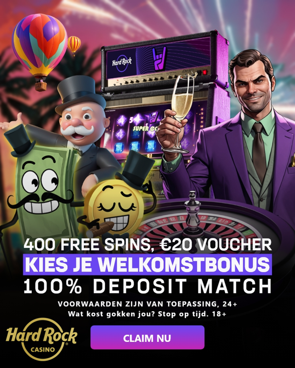 Hard Rock Casino welkomstbonus