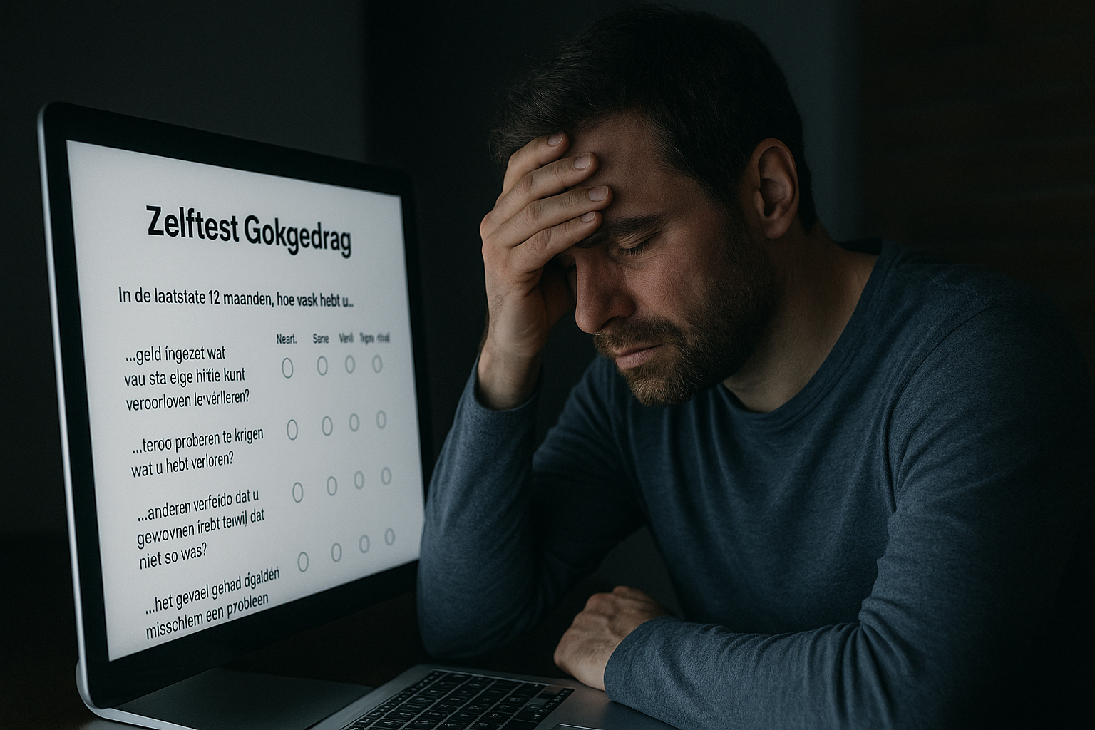 Zelftest gokgedrag online doen