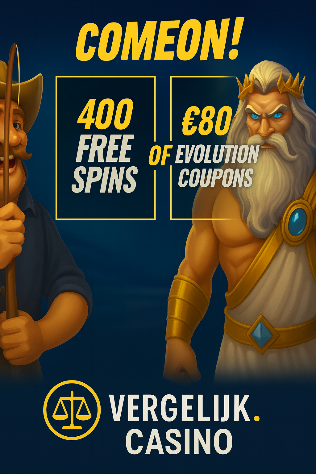 Dubbele welkomstbonus ComeOn!